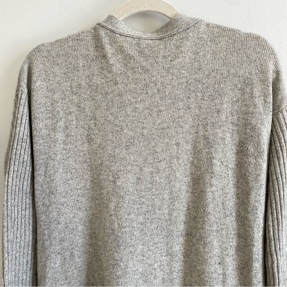 PURE Collection Wool Cashmere Gray Cardigan Size 4 - Picture 12 of 12